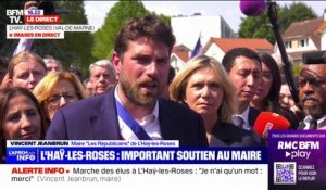 L'Haÿ-les-Roses: "On n'est pas battus, on est encore debout et on peut encore changer les choses", affirme le maire, dont la maison a été attaquée à la voiture-bélier