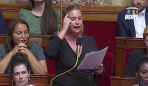Mathilde Panot (LFI) à Élisabeth Borne: "Vous voulez faire peser sur nous les raisons de la colère"