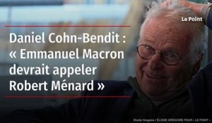 Daniel Cohn-Bendit : « Emmanuel Macron devrait appeler Robert Ménard »
