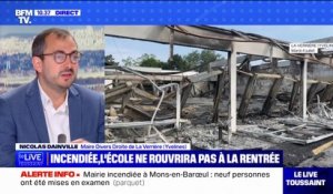 "C'est l'infranchissable qui a été franchi" témoigne Nicolas Dainville, maire Divers Droite de La Verrière dont deux écoles ont été incendiées au cours des émeutes