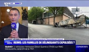 "C'est aux émeutiers et à leurs familles de payer [pour les dégâts]", estime Laurent Jacobelli, porte-parole du Rassemblement national