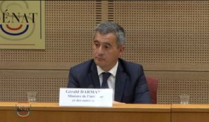 Emeutes en France : audition de Gérald Darmanin par le Sénat