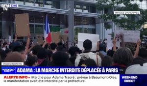 Adama Traoré: la marche interdite dans le Val-d'Oise déplacée à Paris