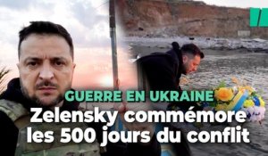 Guerre en Ukraine : Volodymyr Zelensky commémore les 500 jours du conflit sur l’île des Serpents