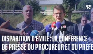 Disparition d'Émile: l'intégralité de la conférence de presse du procureur de la République et du préfet des Alpes-de-Haute-Provence