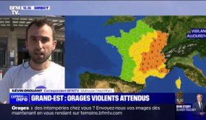 Grand-est: de violents orages attendus en Alsace