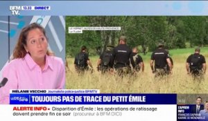 Disparition d'Émile: les opérations de ratissage doivent prendre fin ce mercredi soir