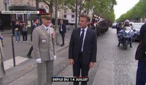 14-Juillet : l'arrivée d'Emmanuel Macron