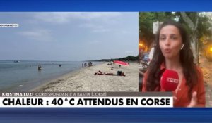 Chaleur : 40°C annoncés en Corse ce mardi