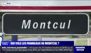 Mais qui a une nouvelle fois volé le panneau du hameau de Montcul?