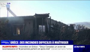 Incendies en Grèce: les feux au sud d'Athènes désormais contenus
