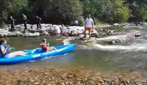 Le préfet de l'Ardèche au rapide des branches