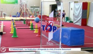 Le Journal - 20/07/2023 - GYMNASTIQUE / La Fédération rétrograde le club d'Avoine Beaumont