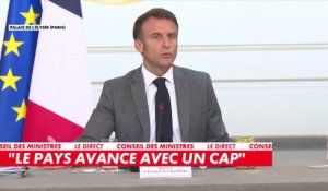 Emmanuel Macron : «Il faut continuer à soutenir nos forces de l’ordre pour que le calme tienne»