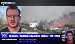 Incendie à Rhodes, en Grèce: plus de 1000 personnes évacuées