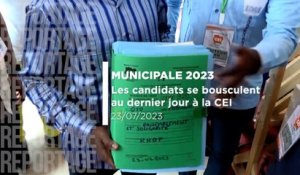Municipale 2023 : Les candidats se bousculent au dernier jour à la CEI