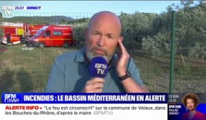 Incendie à Velaux (Bouches-du-Rhône): "Le feu est quasiment circonscrit", indique le maire de la commune, Yannick Guérin