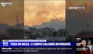 Incendies en Sicile: "C'est carrément rentré sur des artères qui conduisent à l'intérieur de la ville", témoigne une habitante française de Syracuse