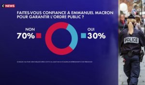 Emmanuel Macron : les Français lui font-ils confiance pour garantir l'ordre public ?