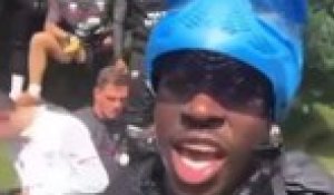 En mode paintball, Benjamin Mendy s'ambiance avec les joueurs lorientais