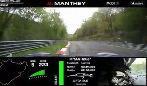 Porsche 718 Cayman GT4 RS Kit Manthey - Nurburgring Lap