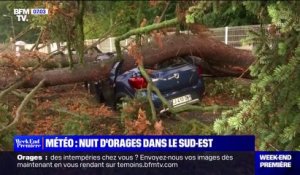 De violents orages se sont abattus sur le Sud-Est de la France