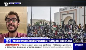 Manifestation devant l'ambassade de France au Niger: "Les images que l'on voit représentent une frange assez minime, pour le moment, de la population", explique le journaliste Amaury Hauchard