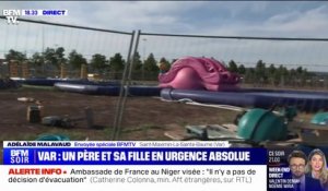 Structure gonflable envolée dans un parc aquatique du Var: des analyses effectuées sur place pour déterminer les causes de l'accident