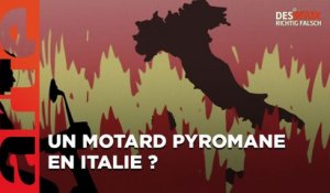 Les incendies en Italie dus à un pyromane en scooter ?