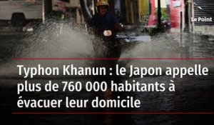 Typhon Khanun : le Japon appelle plus de 760 000 habitants à évacuer leur domicile