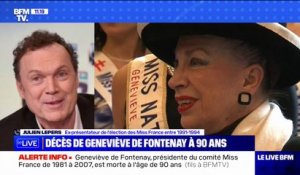 "Une femme de caractère": Julien Lepers réagit à la mort de Geneviève de Fontenay