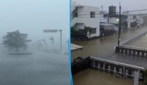 Le typhon Khanun balaye le sud du Japon et tue une personne