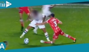 VIDEO Une star du foot provoque une blessure terrifiante en plein match, des images qui font froid d