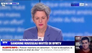 Sandrine Rousseau, sur le maintien en détention du policier dans l'affaire Hedi: "C'est une décision qui me semble sage"