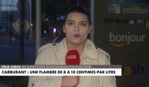 Carburant : une flambée de huit à dix centimes par litre