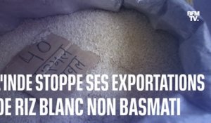 L'Inde décide de stopper ses exportations de riz blanc non basmati