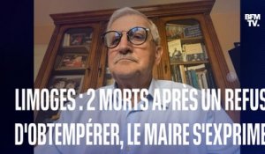 Deux morts après un refus d'obtempérer présumé à Limoges: le maire s'exprime sur BFMTV