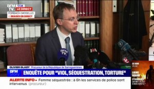 Femme séquestrée à Forbach: "La garde à vue de l'homme va être prolongée", indique le procureur de la République de Sarreguemines, Olivier Glady
