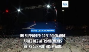Grèce : un supporter de football grec poignardé à mort après des affrontements avec un club rival