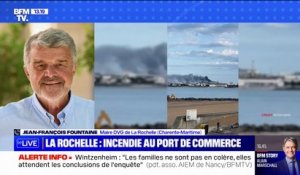 Un incendie touche le port de commerce de La Rochelle, en Charente-Maritime