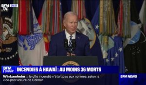 État de catastrophe naturelle à Hawaï: "Toute personne ayant perdu un être cher, dont la maison a été endommagée ou détruite recevra une aide immédiate", affirme Joe Biden