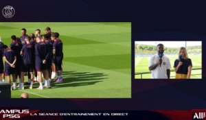 Replay : Paris Saint-Germain training session live from Campus PSG