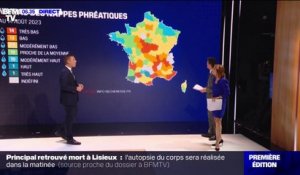 En France, 14 départements ont des nappes phréatiques à un niveau très bas malgré les dernières pluies