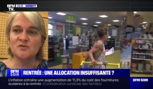 Allocation de rentrée scolaire: "On salue la hausse mais elle n'est pas à hauteur de l'inflation", pour Ghislaine Morvan-Dubois (administratrice et trésorière de la FCPE)