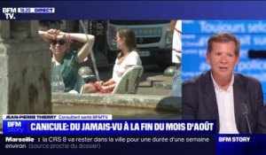 Canicule: "Ça va être compliqué pour nos employés et pour la fréquentation", estime Alain Fontaine (président de l’association des Maîtres Restaurateurs et gérant du "Mesturet" à Paris)