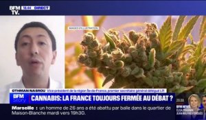 Légalisation du cannabis: "Il faut rester ferme (...) légaliser ne fait pas disparaître les trafics", affirme Othman Nasrou (vice-président LR de la région Île-de-France)