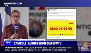 Canicule: "La prévention est capitale" affirme Aurore Bergé, ministre des Solidarités
