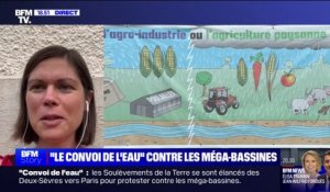 Convoi de l'eau: "Ce convoi sert à remettre en lumière la question des méga-bassines", pour Lisa Belluco (député EELV de la Vienne)