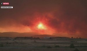 Incendies ravageurs en Grèce