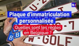 Plaque d’immatriculation personnalisée: quelles sont les règles en Belgique ?